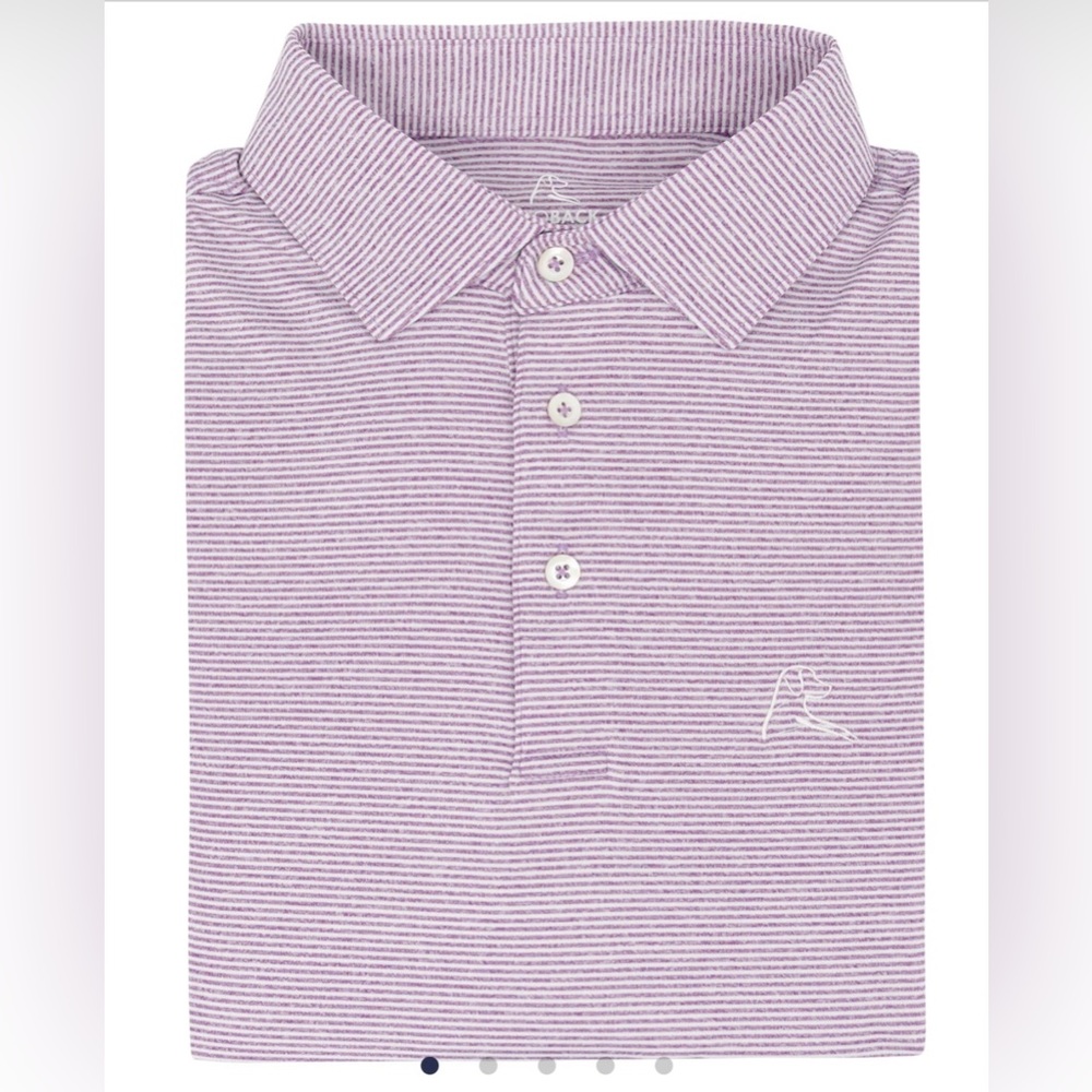 Rhoback Men’s Golf Lavender Polo (Large)